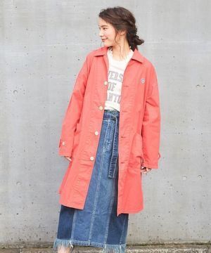 CUBE SUGAR 綾ダンプピーチ起毛ダスターコート