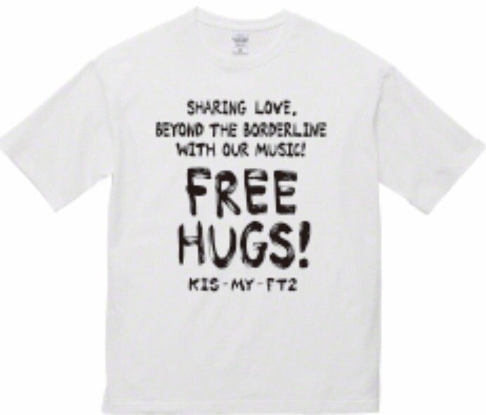 オリジナル FREE HUGS!" オリジナルTシャツ"