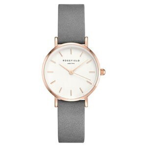 ROSEFIELD Small Edit Leather Strap Watch, 26mm