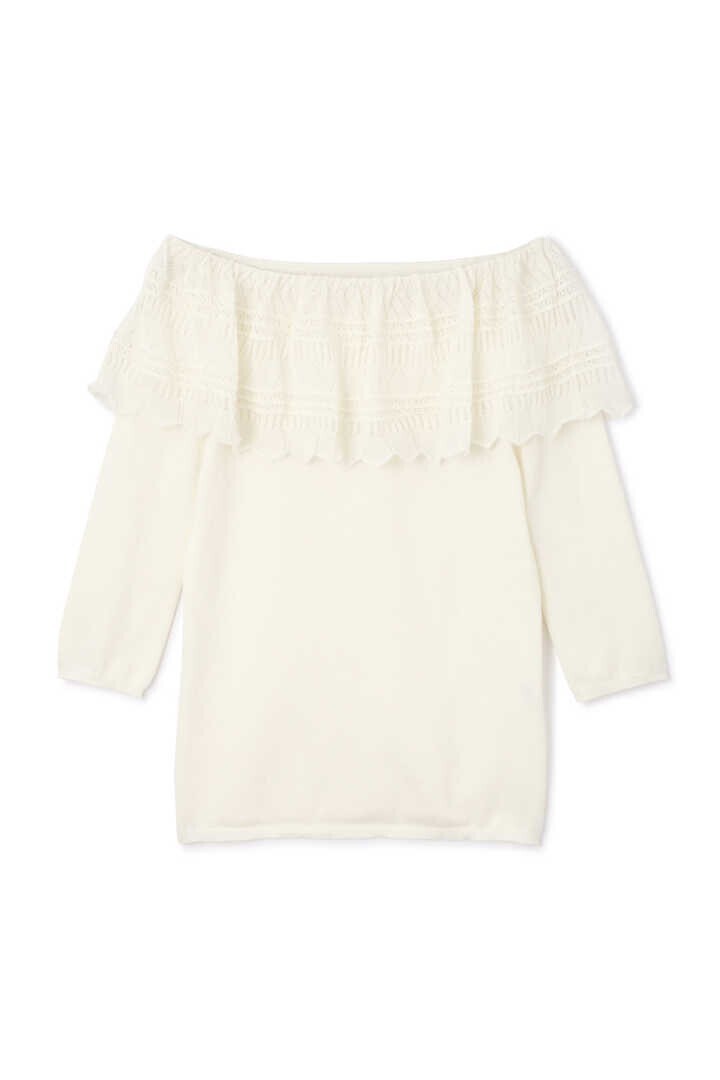 JILLSTUART フィービーフリル襟ニット