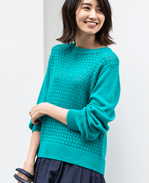 ketty cherie 透かしプルオーバー