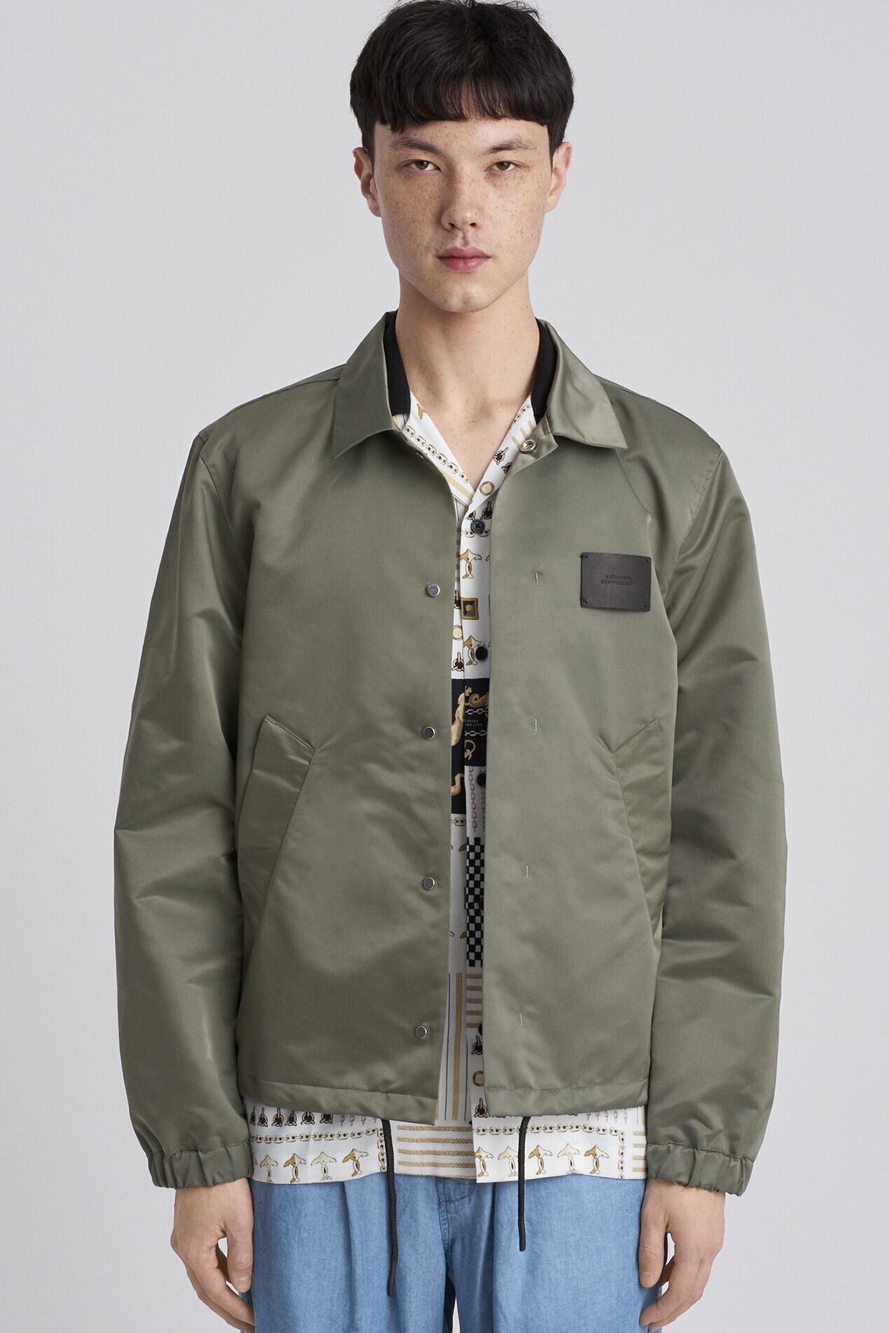 SATURDAYS NEW YORK CITY Cooper Satin Jacket
