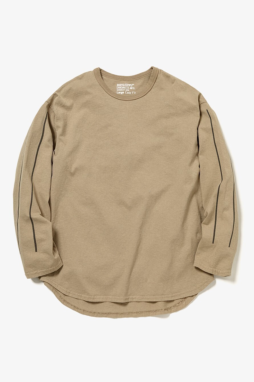 Sandinista Easy Fit Reflector Line Print L/S Tee