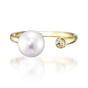 STAR JEWELRY K18 リング MOON SETTING
