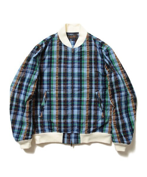 BEAMS PLUS シアサッカー スポーツ ブルゾン