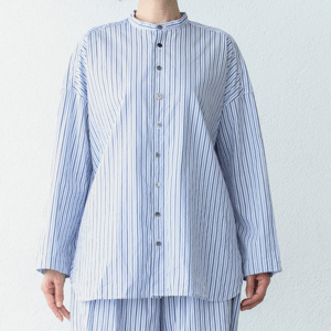 e&co オンダリビア､THOMAS MASONストライプシャツ 水