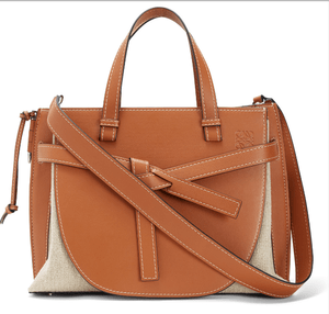 LOEWE ゲートトップハンドルバッグ Tan/Natural