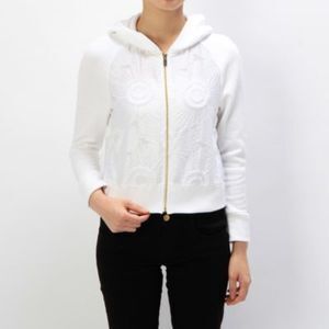 GRACE CONTINENTAL ビッグフラワージャガードパーカー
