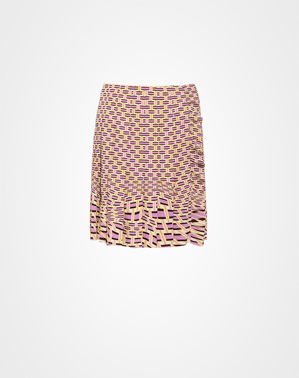 PRADA クレープ デ シン スカート