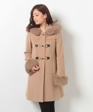 Debut de Fiore ファーツキロングダッフルコート