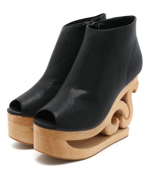 Jeffrey Campbell SKATE ’デザインヒールオープントゥカジュアルシューズ’