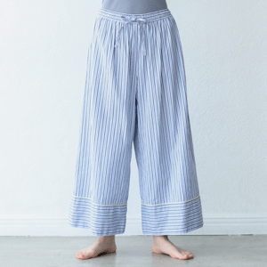 e&co オンダリビア､THOMAS MASONストライプパンツ 水