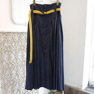SHIROMA high waist gather skirt