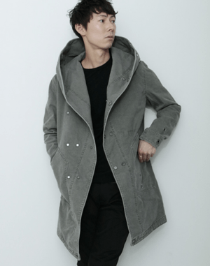 junhashimoto MILITARY WRAP COAT