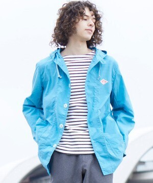 DANTON NYLON TAFFETAフーディーブルゾン