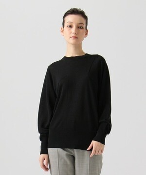 JOSEPH LINEN SILK ROUND NECK ニット