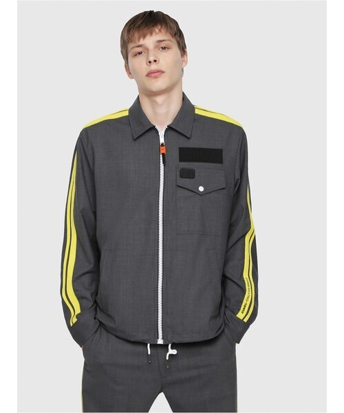 DIESEL メンズ ジャケット コーチジャケット