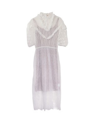 Honey mi Honey Dot tulle lace midi onepieceの通販「HONEY MI HONEY ハニーミーハニー  ONLINE STORE」(15S-TA-02)