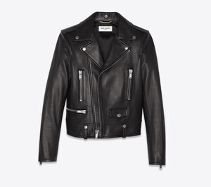 SAINT LAURENT PARIS クラシック モーターサイクル ジャケット(ブラック/レザー)