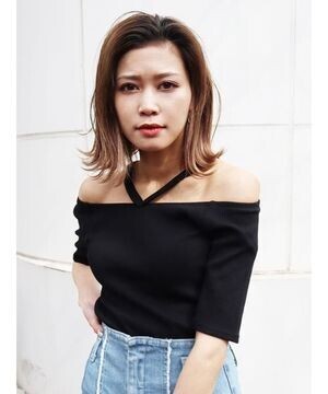 EMODA WストラップフィットTシャツ