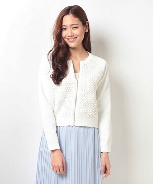 Doux toucher ketty ショート丈ブルゾン