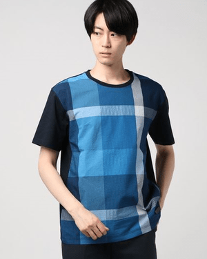 BLACK LABEL CRESTBRIDGE パネルサッカーチェックT