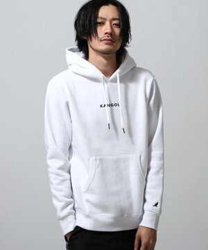 KANGOL 【別注・コラボ】ZIP FIVE × KANGOL ワンポイント刺繍ヘヴィーウェイトプルパーカー