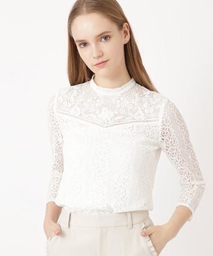 JILLSTUART ジュリアンレースブラウス