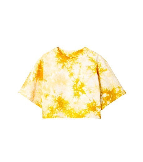 LE CIEL BLEU Tie-Dye Cropped Tee