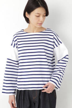 t.yamai paris [WEB限定] ボーダーカットソー