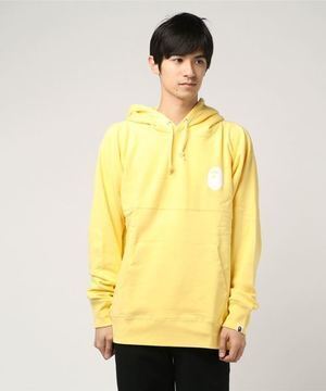 A BATHING APE PASTEL COLOR BIG LOGO WIDE PULLOVER HOODIE M