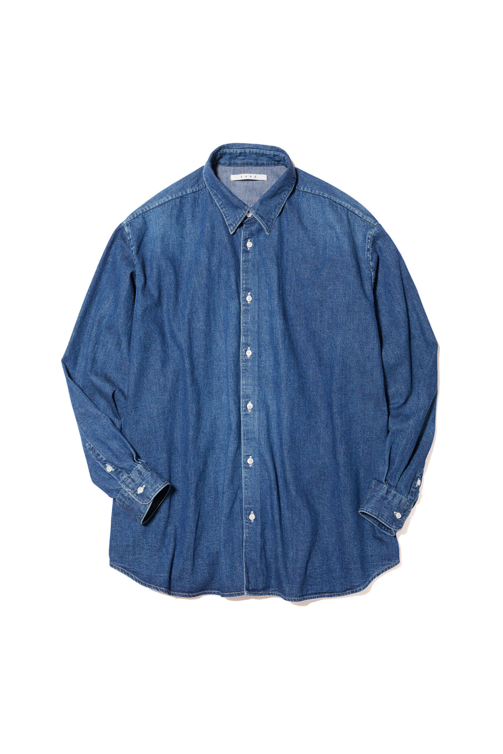 KURO Denim Big Shirt Heritage Wash 02 / Indigo