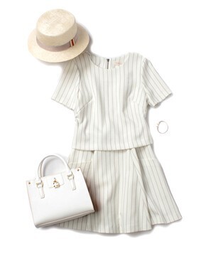 31 Sons de mode セットアップストライプサーキュラースカート