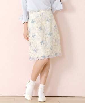LODISPOTTO リュバンフローラレースタイトスカート