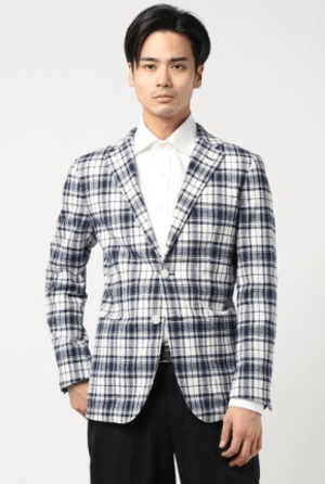 BLACK LABEL CRESTBRIDGE サマーブークレチェックジャケット