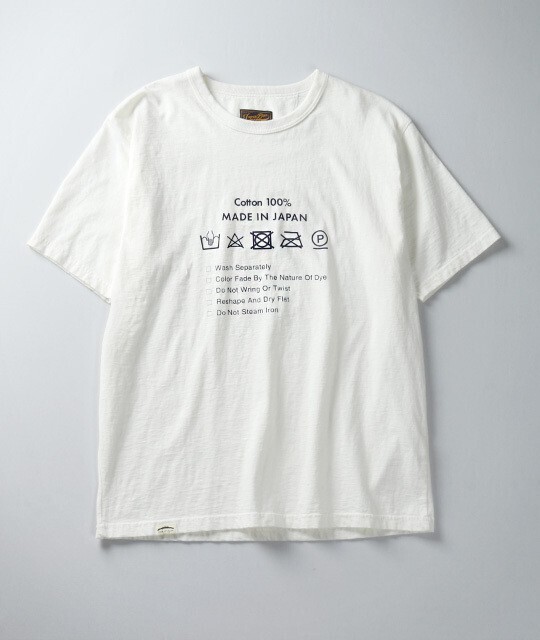 JAPAN BLUE JEANS 7.7oz Tシャツ(Attention) 24ゲージ コートジボワール綿 100％