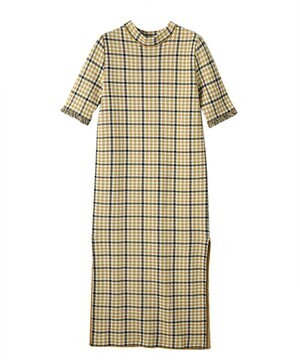 TAN チェッカーワンピース 19SS-9