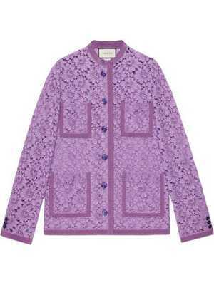 GUCCI フラワー レース ジャケット