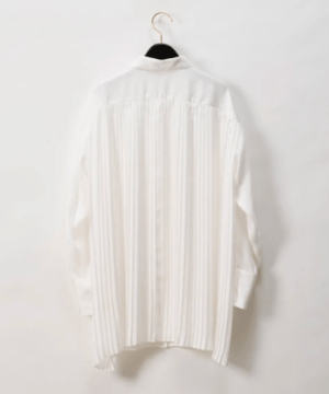 GRACE CONTINENTAL バックプリーツシャツブラウス