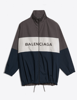 BALENCIAGA トラックスーツ ポプリンシャツ ロゴ