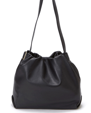 TOPKAPI ソフトレザーシャーリングショルダーバッグ