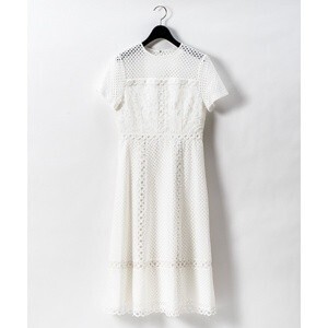 GRACE CONTINENTAL メッシュレースワンピース