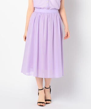 NOLLEY’S ボイルミディギャザースカート