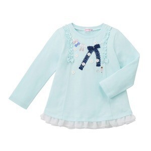 MIKIHOUSE リーナちゃん レースリボンモチーフ長袖Ｔシャツ