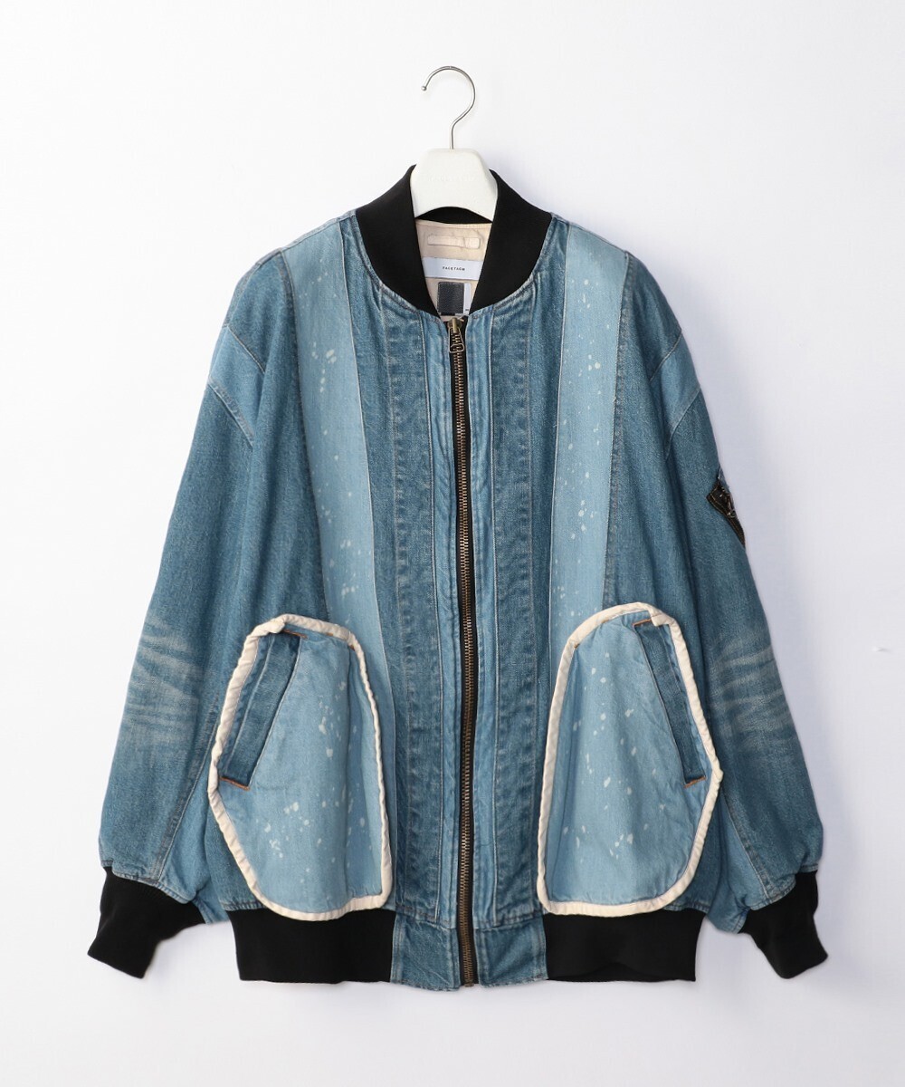 FACETASM DENIM SWITCHED MA-1
