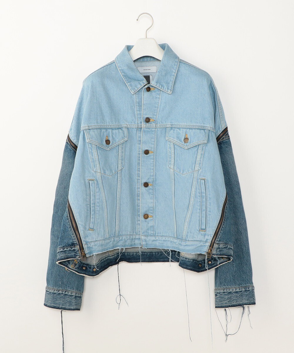 FACETASM ZIPPER DENIM JACKET