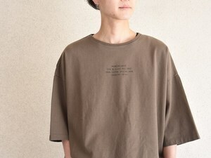 KURO DYED WASH PRINT BIG TEE