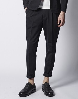 junhashimoto JERSEY TUCK PANTS