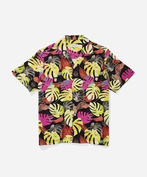 SATURDAYS NEW YORK CITY Canty Hyper Monstera Short Sleeve Shirt