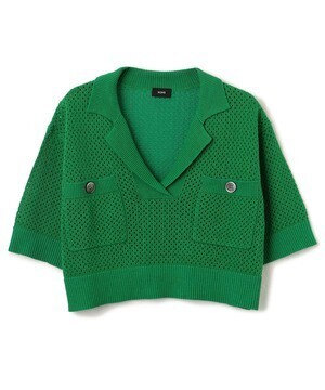 NINE Knit Polo Top